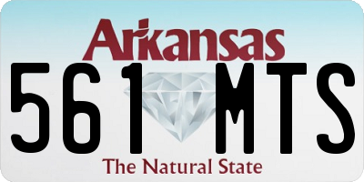 AR license plate 561MTS