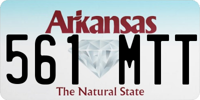 AR license plate 561MTT