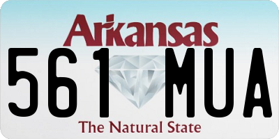 AR license plate 561MUA