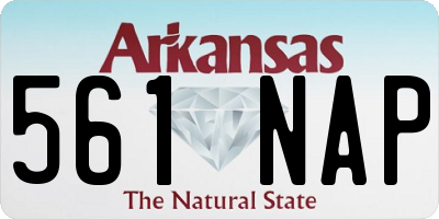 AR license plate 561NAP