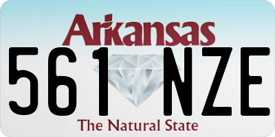 AR license plate 561NZE