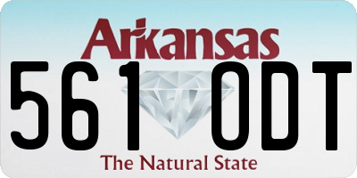 AR license plate 561ODT