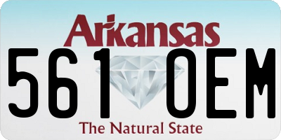 AR license plate 561OEM