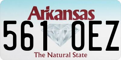 AR license plate 561OEZ