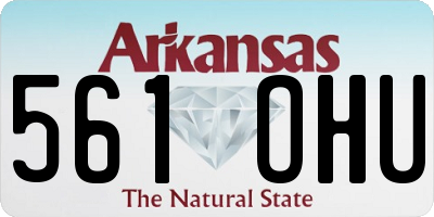 AR license plate 561OHU
