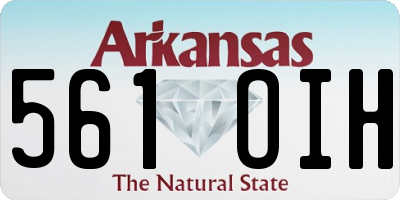 AR license plate 561OIH