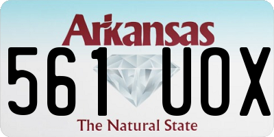AR license plate 561UOX