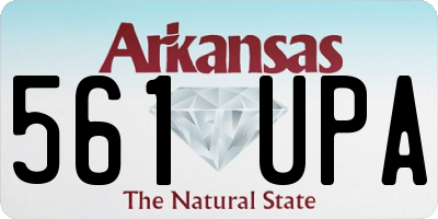 AR license plate 561UPA