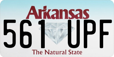 AR license plate 561UPF