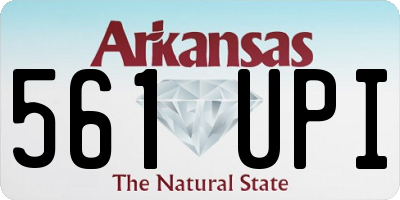 AR license plate 561UPI