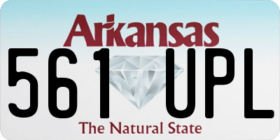 AR license plate 561UPL