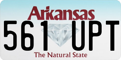 AR license plate 561UPT