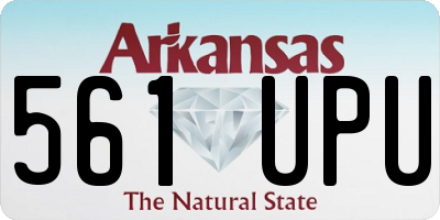 AR license plate 561UPU