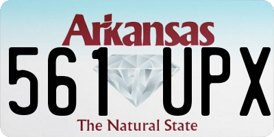 AR license plate 561UPX