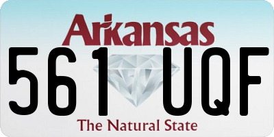 AR license plate 561UQF