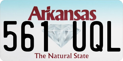 AR license plate 561UQL