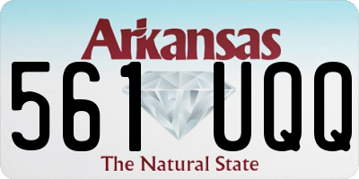 AR license plate 561UQQ
