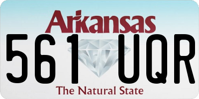 AR license plate 561UQR