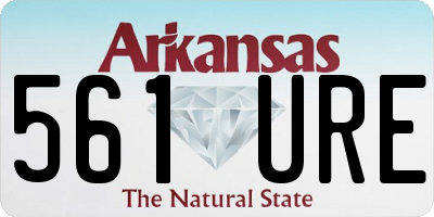 AR license plate 561URE