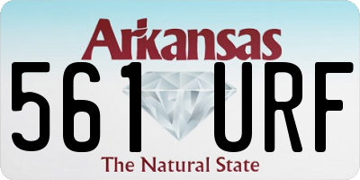 AR license plate 561URF