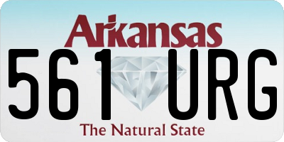 AR license plate 561URG