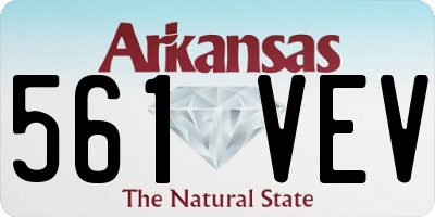 AR license plate 561VEV