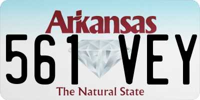 AR license plate 561VEY
