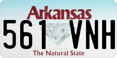 AR license plate 561VNH