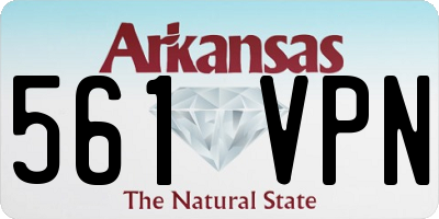 AR license plate 561VPN