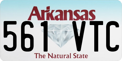 AR license plate 561VTC