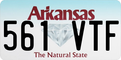 AR license plate 561VTF