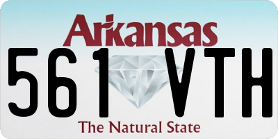 AR license plate 561VTH