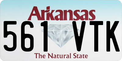 AR license plate 561VTK