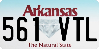 AR license plate 561VTL