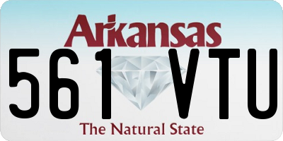 AR license plate 561VTU
