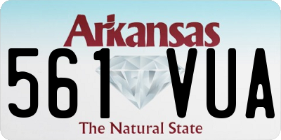 AR license plate 561VUA