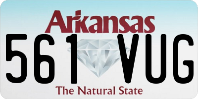 AR license plate 561VUG