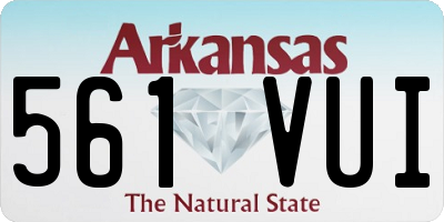 AR license plate 561VUI