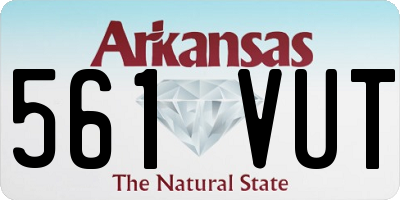 AR license plate 561VUT