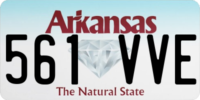 AR license plate 561VVE