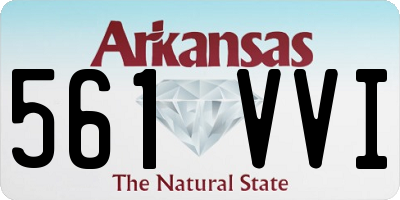 AR license plate 561VVI
