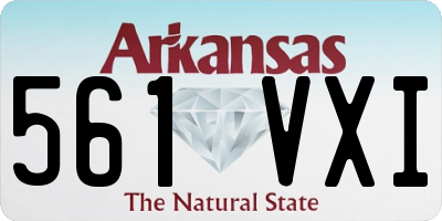 AR license plate 561VXI