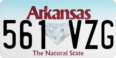 AR license plate 561VZG