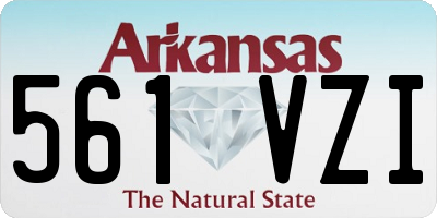 AR license plate 561VZI