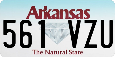 AR license plate 561VZU