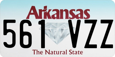 AR license plate 561VZZ