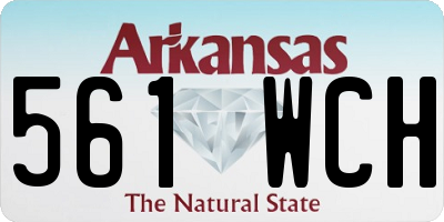 AR license plate 561WCH