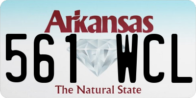 AR license plate 561WCL