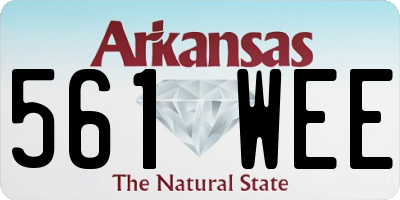 AR license plate 561WEE