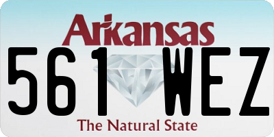 AR license plate 561WEZ